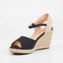 Miss Black Jojo 2 Wedge - Black footwear Miss Black