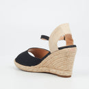 Miss Black Jojo 2 Wedge - Black footwear Miss Black