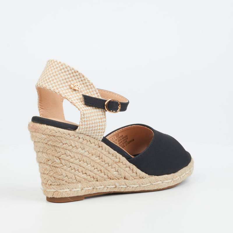 Miss Black Jojo 2 Wedge - Black footwear Miss Black