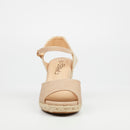 MIss Black Jojo 2 Wedge - Nude footwear Miss Black