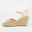 MIss Black Jojo 2 Wedge - Nude footwear Miss Black