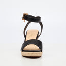 Miss Black Jojo 8 Wedge - Black