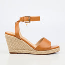 Miss Black Jojo 8 Wedge - Tan