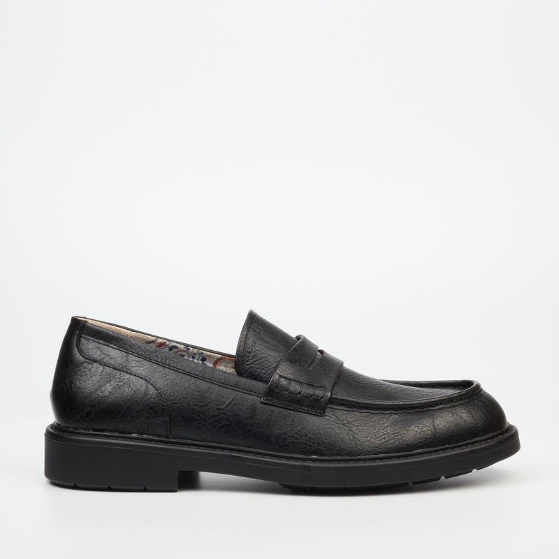 Mazerata Jones 1 Faux Wax Formal - Black footwear Mazerata