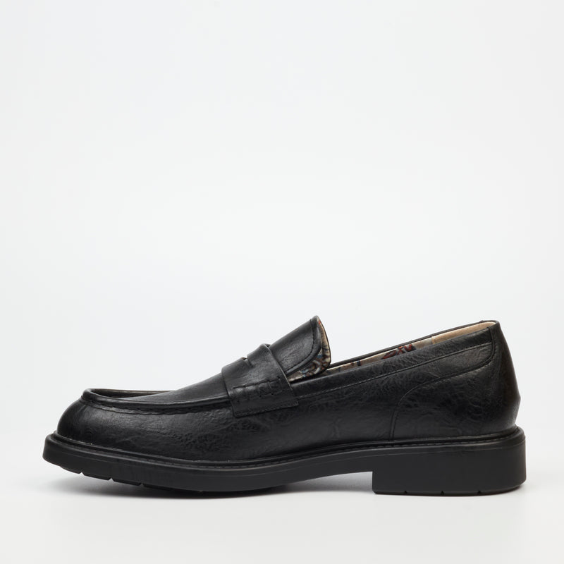 Mazerata Jones 1 Faux Wax Formal - Black footwear Mazerata