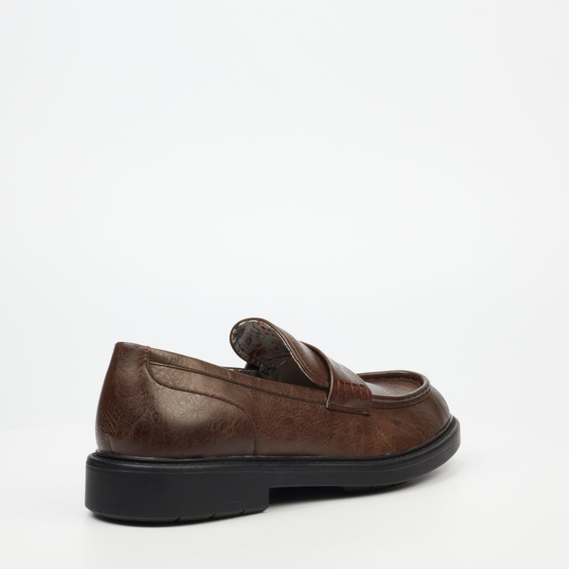 Mazerata Jones 1 Faux Wax Formal - Chocolate footwear Mazerata