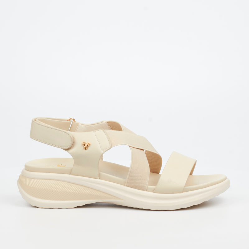 Butterfly Feet Jordis 1 Flatform - Beige footwear Butterfly Feet