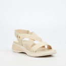 Butterfly Feet Jordis 1 Flatform - Beige footwear Butterfly Feet