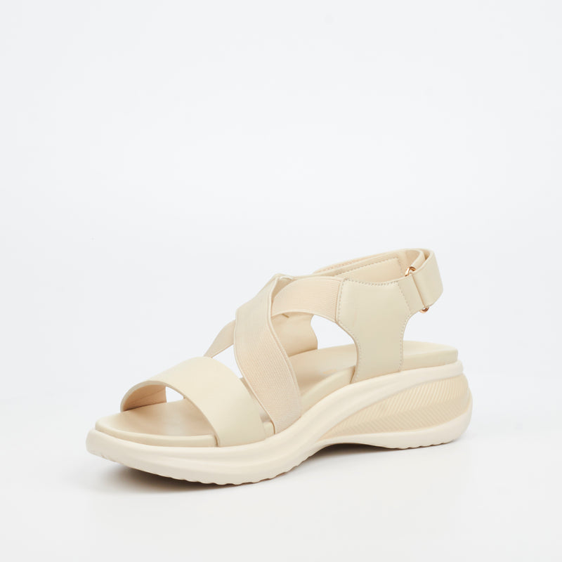 Butterfly Feet Jordis 1 Flatform - Beige footwear Butterfly Feet