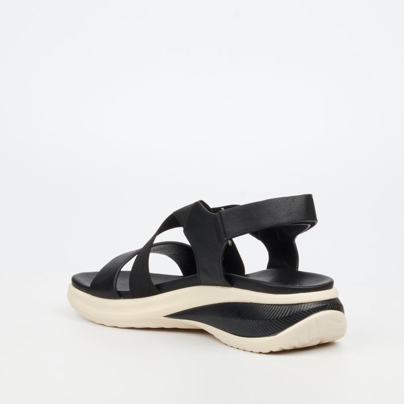 Butterfly Feet Jordis 1 Flatform - Black footwear Butterfly Feet