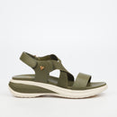 Butterfly Feet Jordis 1 Flatform - Olive footwear Butterfly Feet