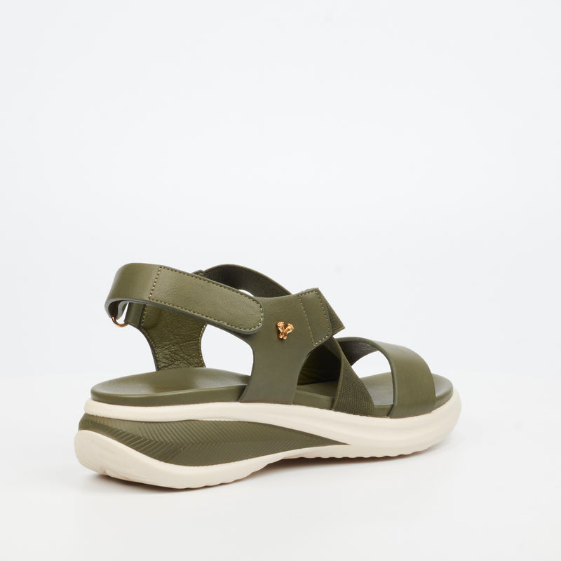 Butterfly Feet Jordis 1 Flatform - Olive footwear Butterfly Feet