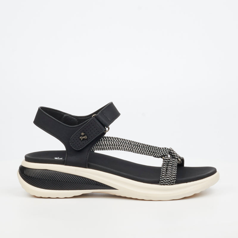 Butterfly Feet Jordis 2 Flatform - Black footwear Butterfly Feet