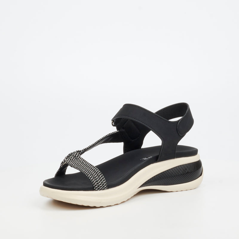 Butterfly Feet Jordis 2 Flatform - Black footwear Butterfly Feet