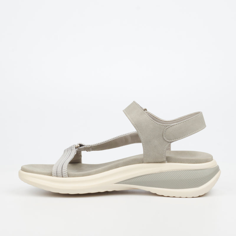 Butterfly Feet Jordis 2 Flatform - Grey footwear Butterfly Feet