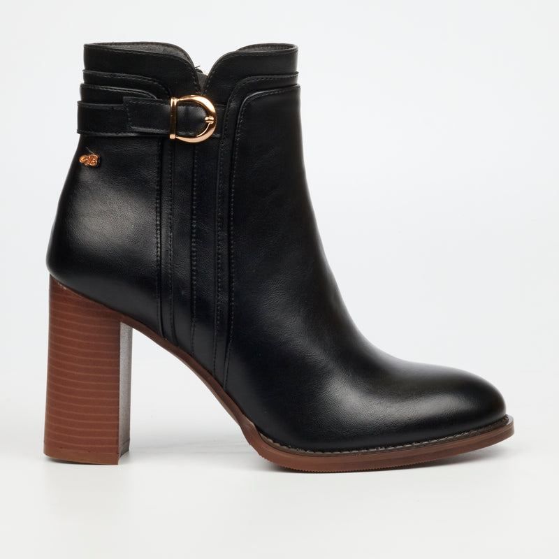 Miss Black Julia 1 Ankle Boot - Black footwear Miss Black