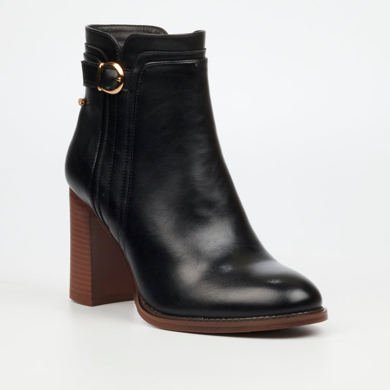 Miss Black Julia 1 Ankle Boot - Black footwear Miss Black