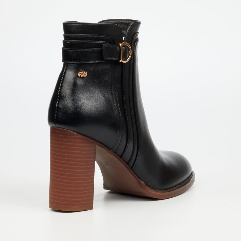 Miss Black Julia 1 Ankle Boot - Black footwear Miss Black