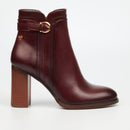 Miss Black Julia 1 Ankle Boot - Burgundy footwear Miss Black