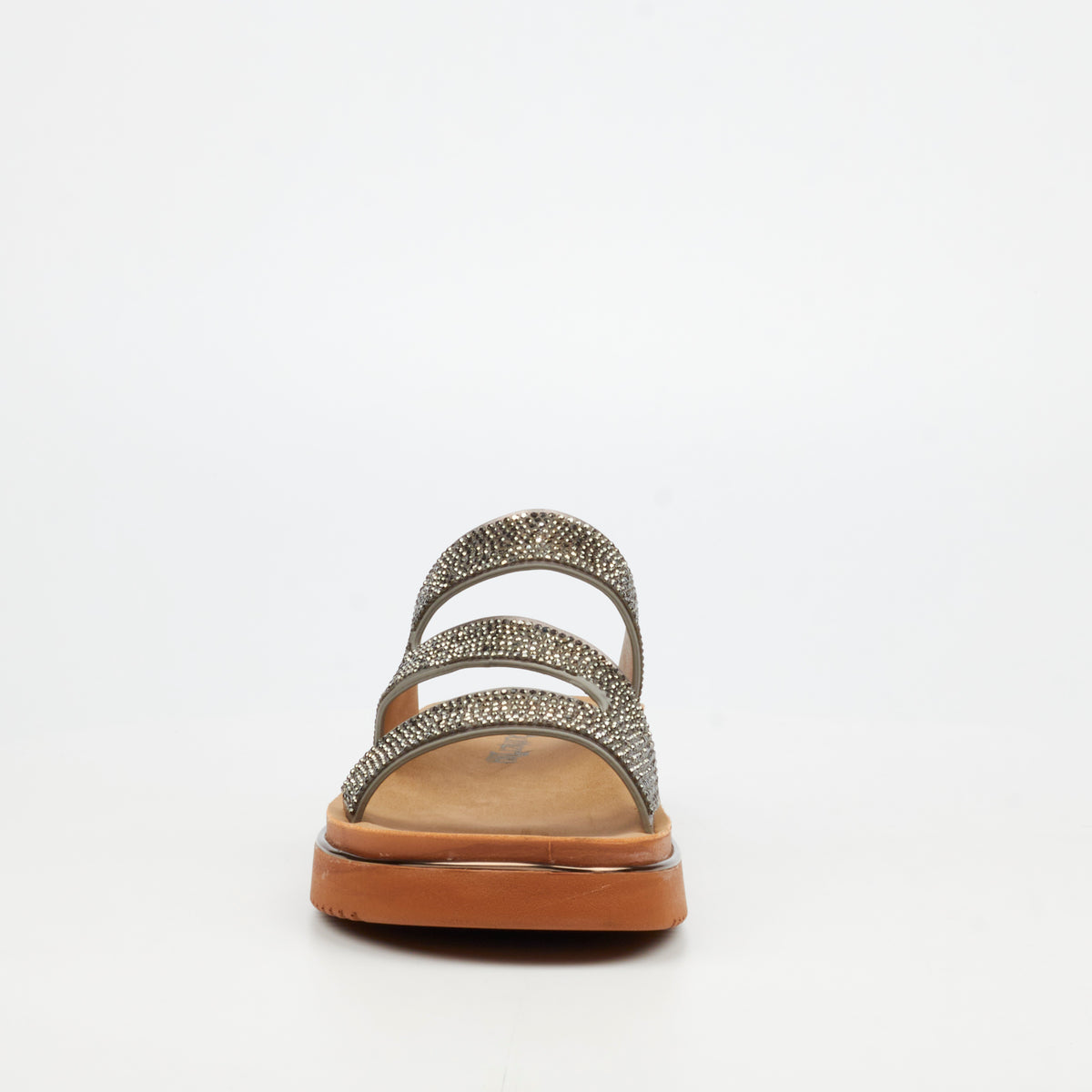 Butterfly Feet Junes 1 Flat Sandals - Pewter