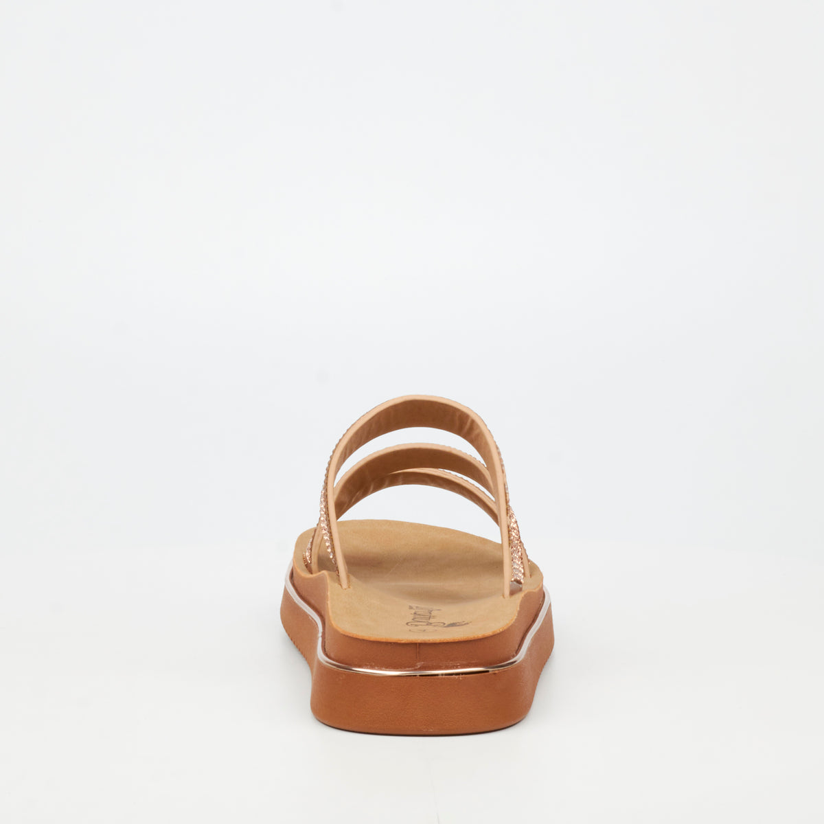 Butterfly Feet Junes 1 Flat Sandals - Rose Gold