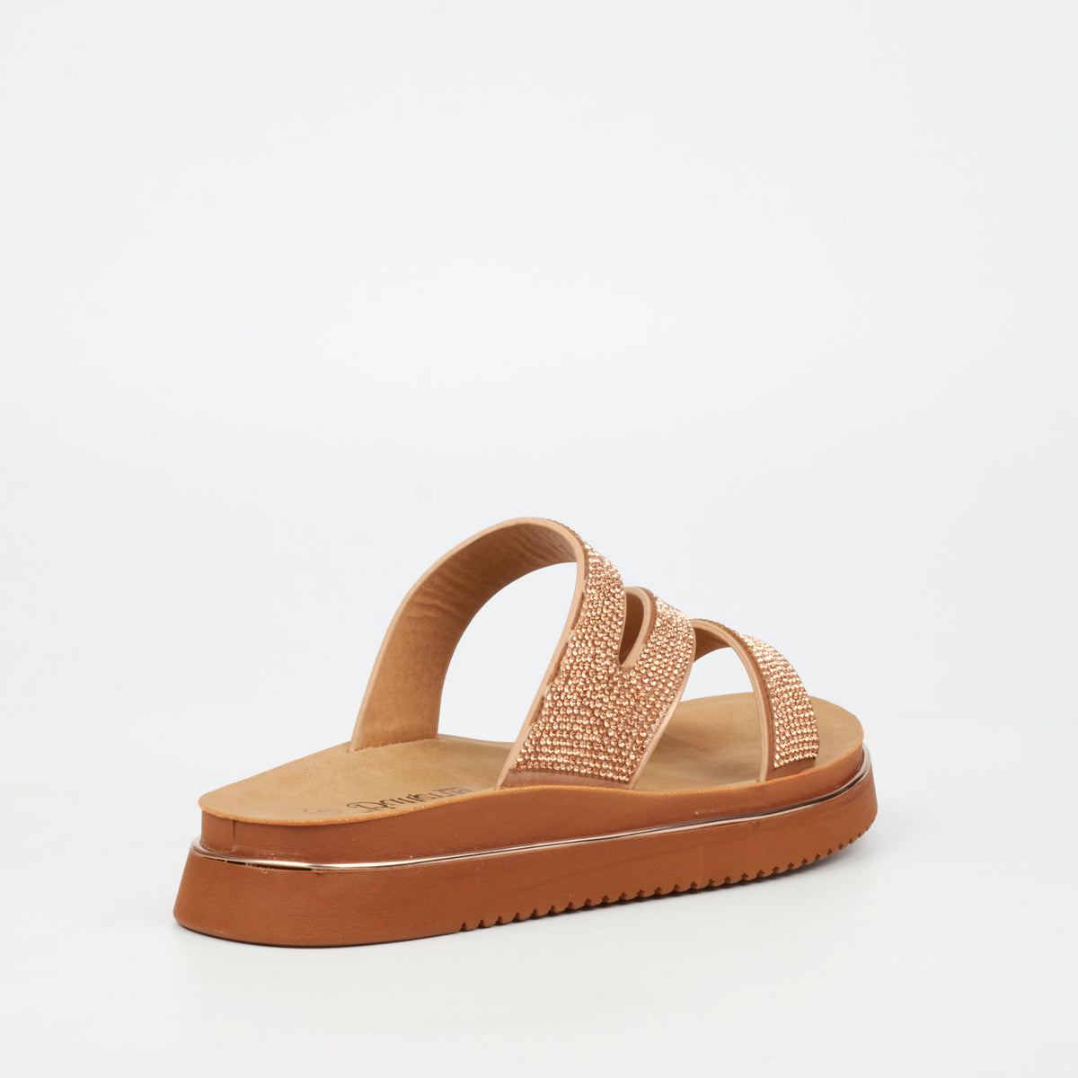 Butterfly Feet Junes 1 Flat Sandals - Rose Gold