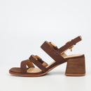 Miss Black Jungle 2 Heel - Chocolate footwear Miss Black