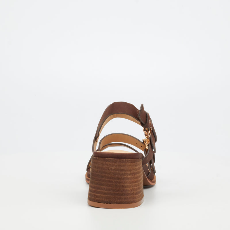 Miss Black Jungle 2 Heel - Chocolate footwear Miss Black