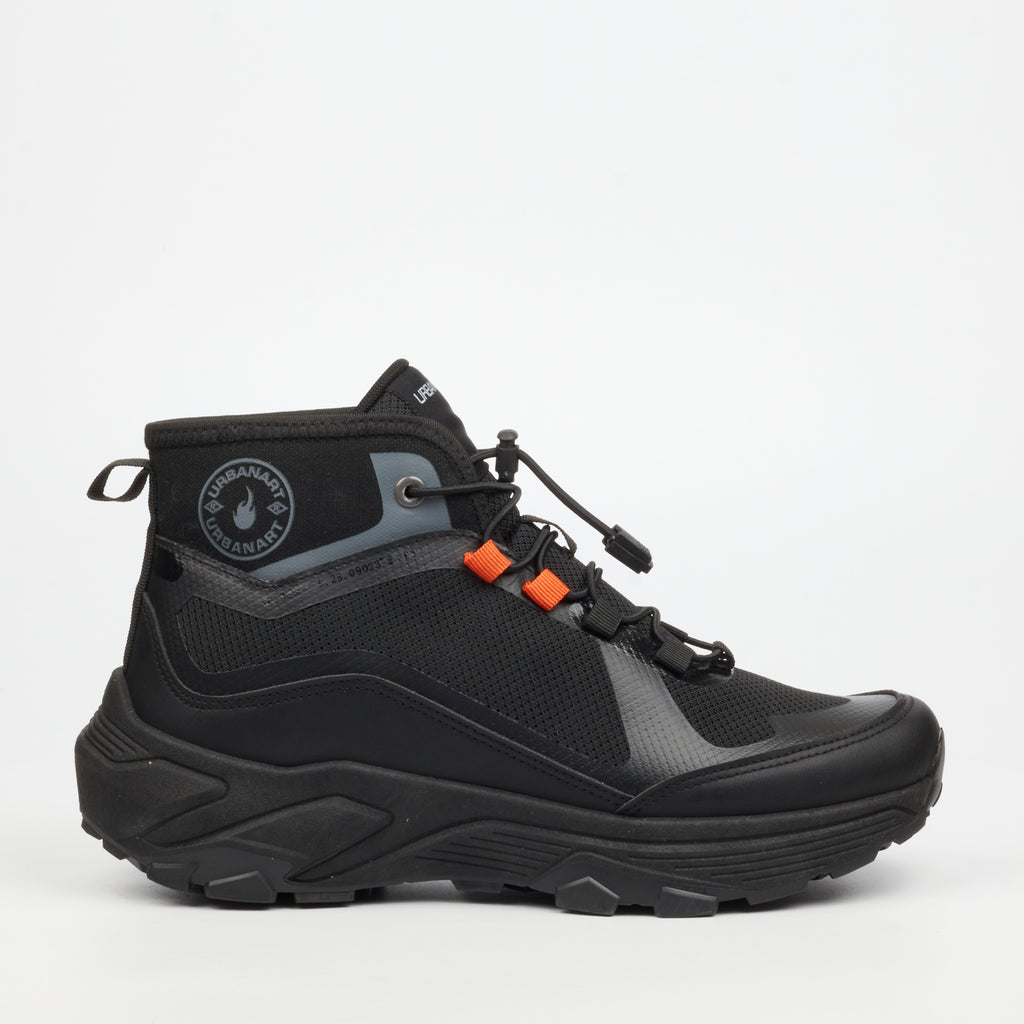 Urbanart Kane 1 Mesh Ankle Boot - Black footwear Urbanart