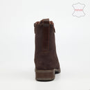 NIcci Tyler Kanya 1 Genuine Suede / Leather Combo Ankle Boot - Chocolate footwear Nicci Tyler