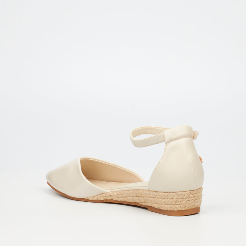 Butterfly Feet Karli 1 Wedge - Beige footwear Butterfly Feet   