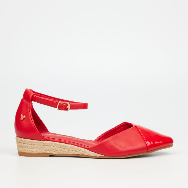 Butterfly Feet Karli 1 Wedge - Red footwear Butterfly Feet   