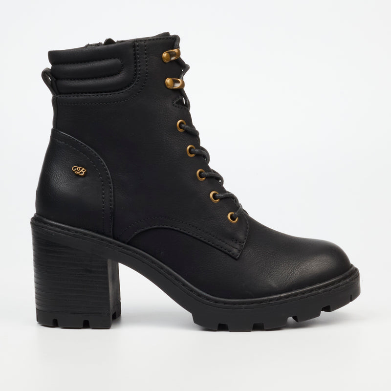 Miss Black Kat 1 Ankle Boot - Black footwear Miss Black