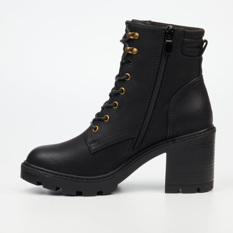 Miss Black Kat 1 Ankle Boot - Black footwear Miss Black