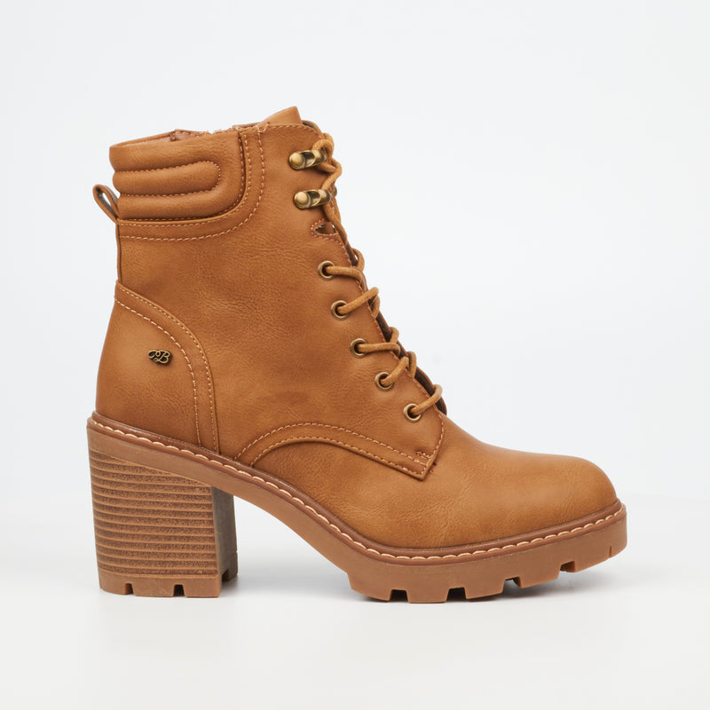 Miss Black Kat 1 Ankle Boot - Camel footwear Miss Black