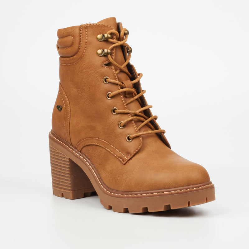 Miss Black Kat 1 Ankle Boot - Camel footwear Miss Black