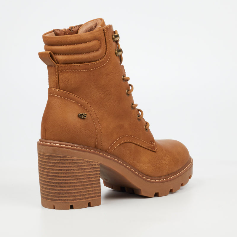 Miss Black Kat 1 Ankle Boot - Camel footwear Miss Black