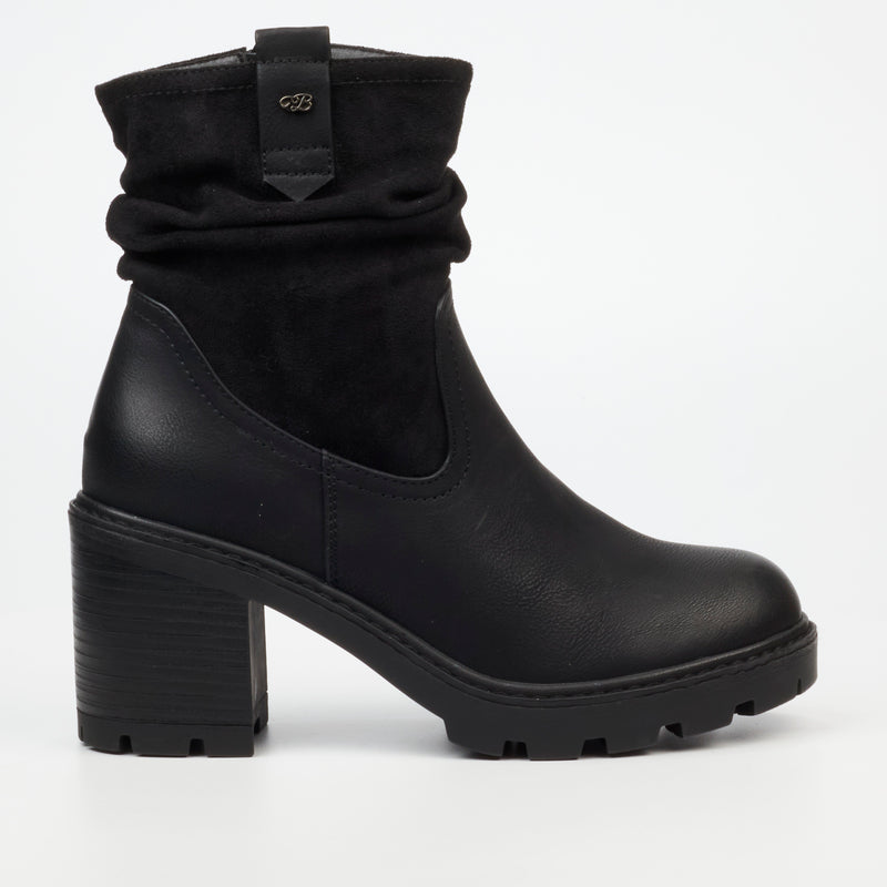 Miss Black Kat 2 Ankle Boot - Black footwear Miss Black