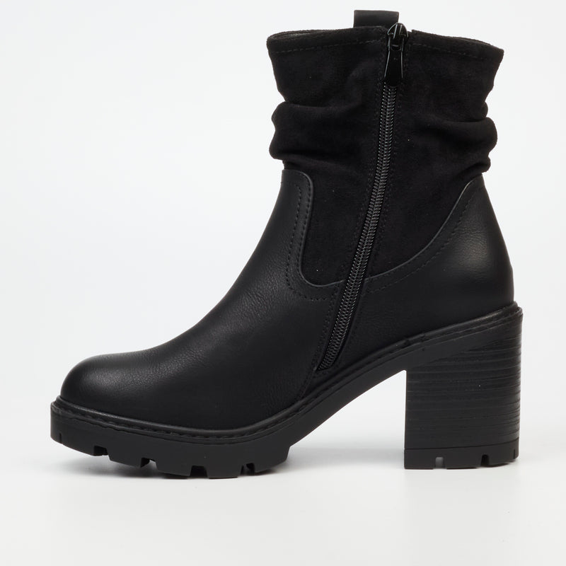 Miss Black Kat 2 Ankle Boot - Black footwear Miss Black