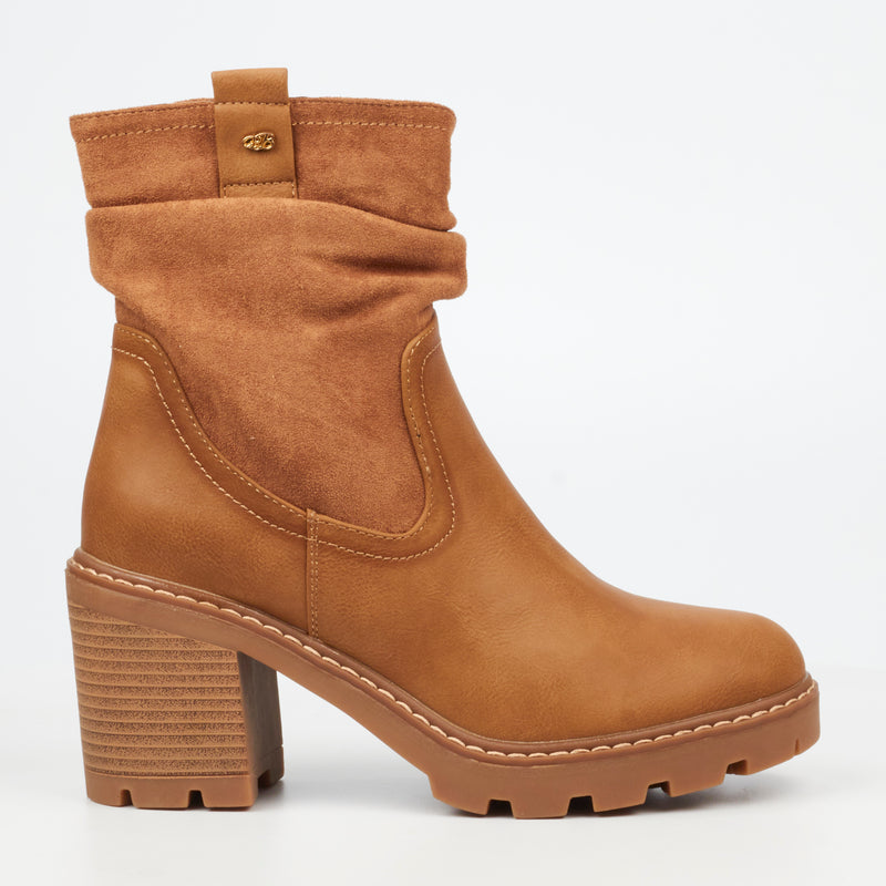 MIss Black Kat 2 Ankle Boot - Camel footwear Miss Black