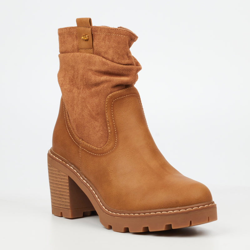 MIss Black Kat 2 Ankle Boot - Camel footwear Miss Black