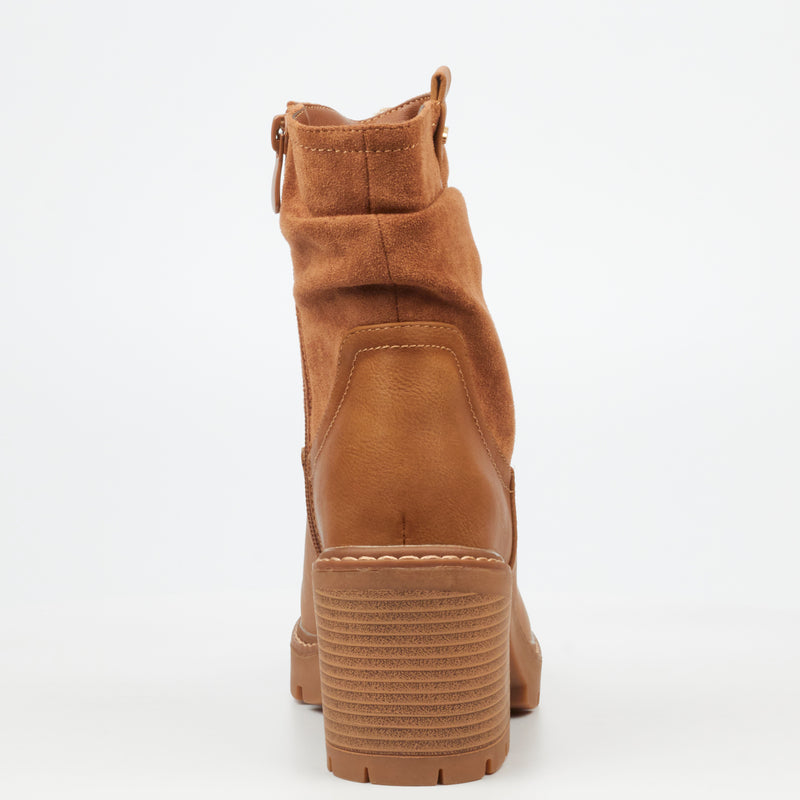 MIss Black Kat 2 Ankle Boot - Camel footwear Miss Black