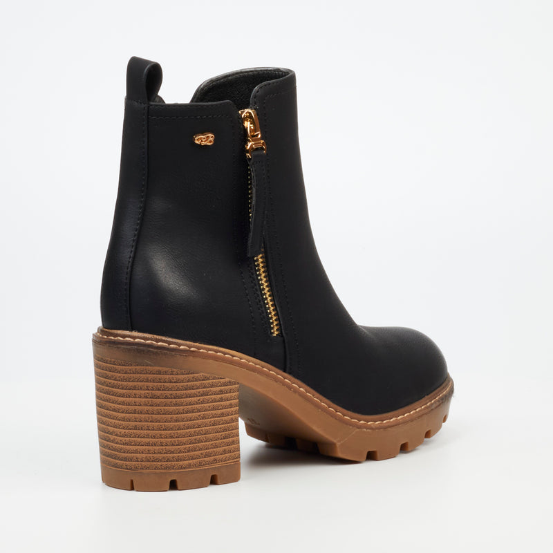 Miss Black Kat 3 Ankle Boot - Black footwear Miss Black