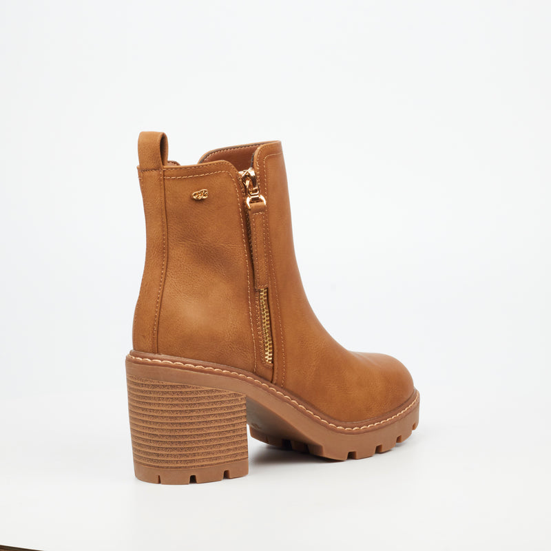 Miss Black Kat 3 Ankle Boot - Camel footwear Miss Black