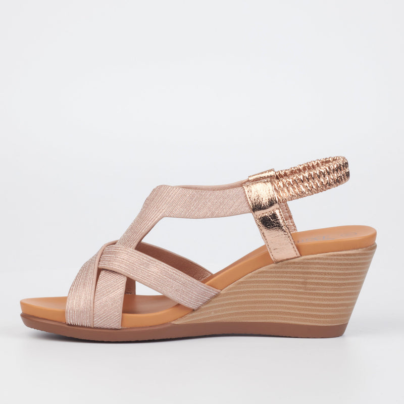 Butterfly Feet Katia 1 - Rose Gold footwear Butterfly Feet   