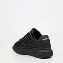 Mazerata Kelvis 2 Rhinestone Sneaker - Black footwear Mazerata