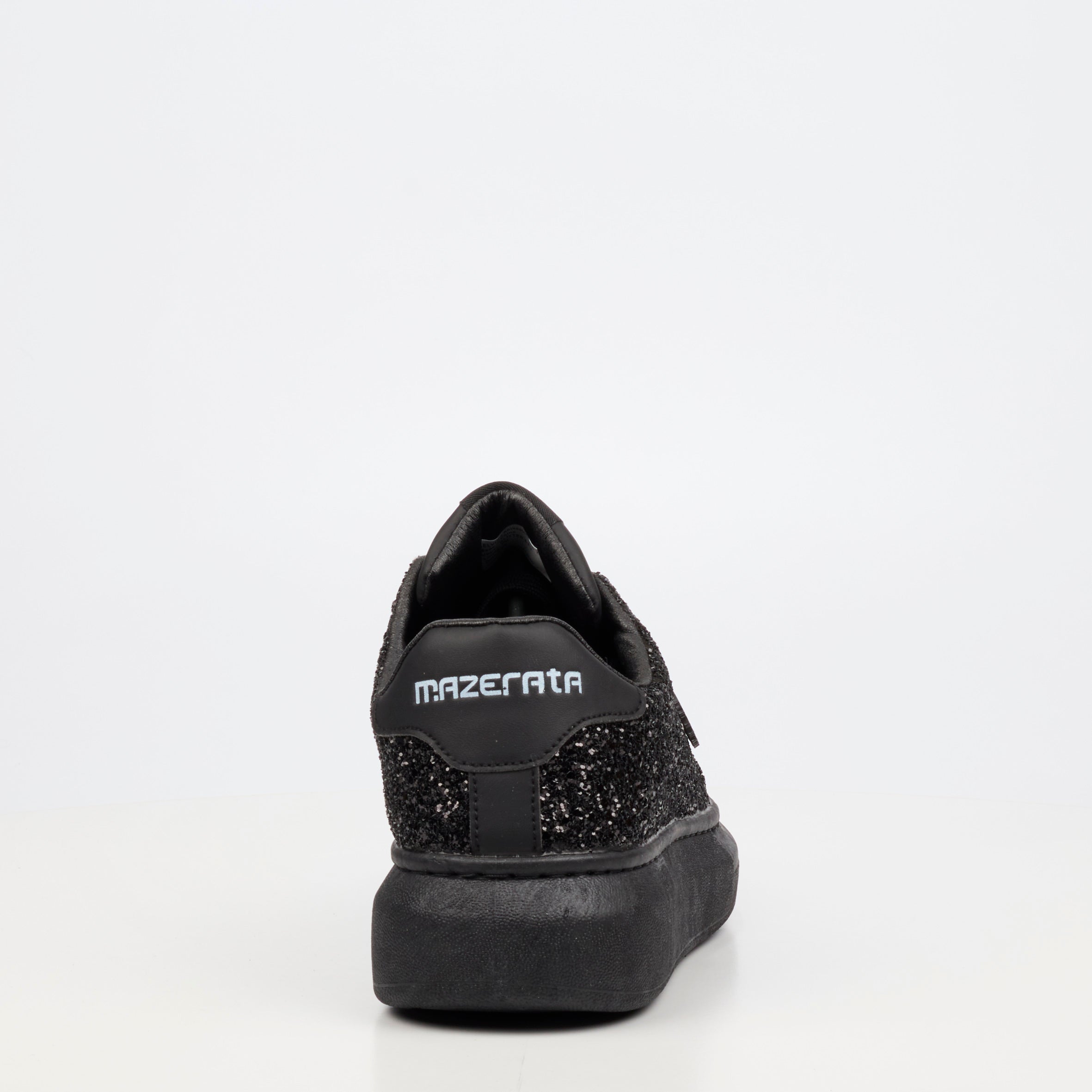 Mazerata Kelvis 2 Rhinestone Sneaker - Black footwear Mazerata