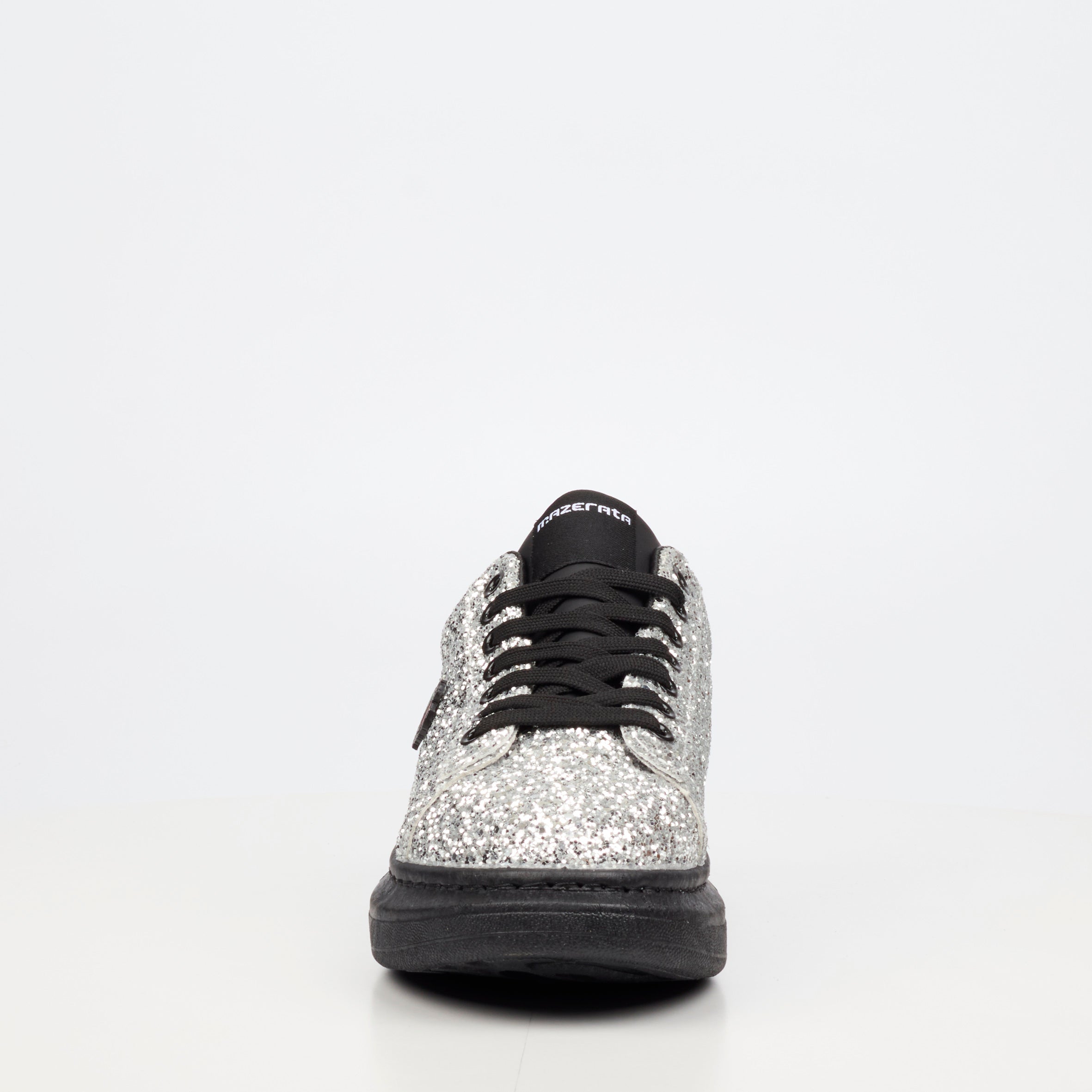 Mazerata Kelvis 2 Rhinestone Sneaker - Silver footwear Mazerata