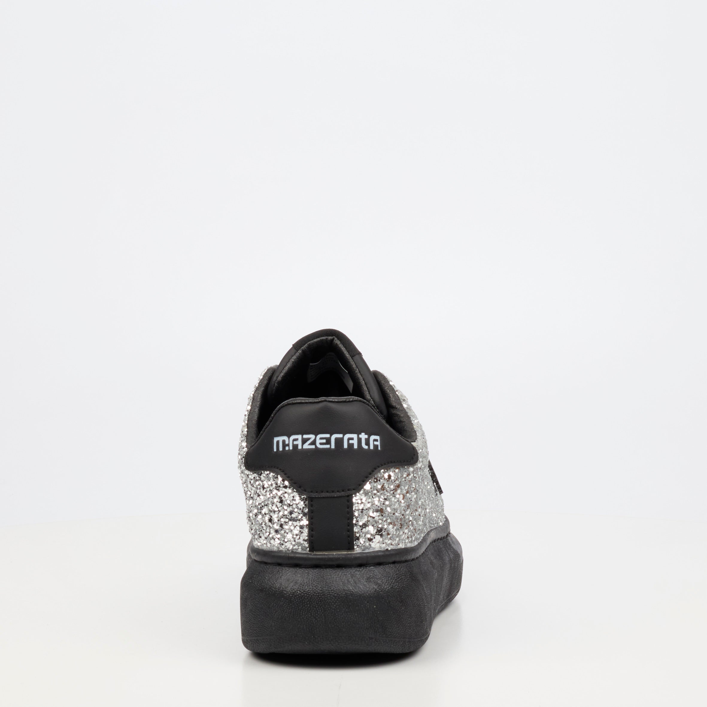 Mazerata Kelvis 2 Rhinestone Sneaker - Silver footwear Mazerata