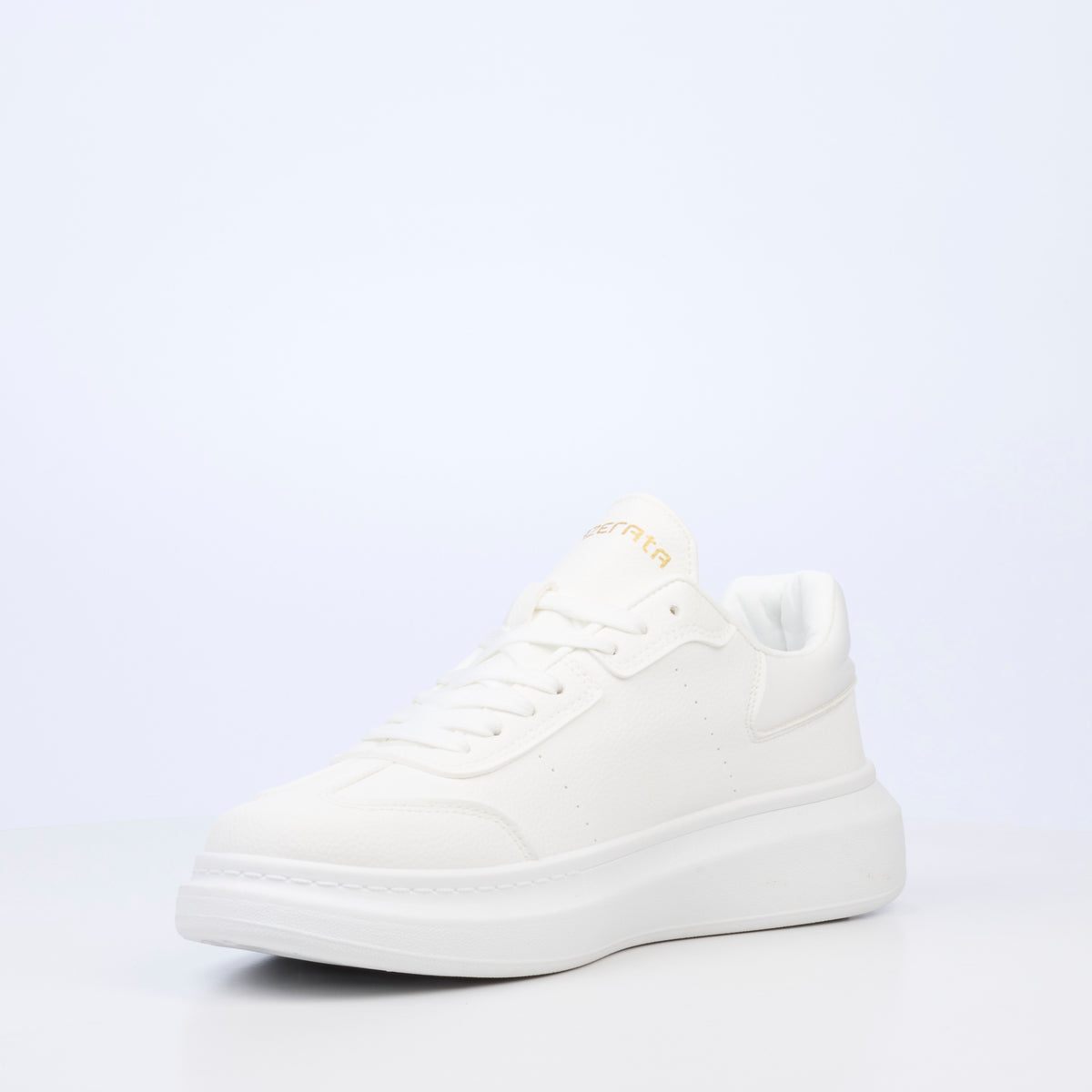 Mazerata Kelvis 3 Faux Nubuck Sneaker - White footwear Mazerata